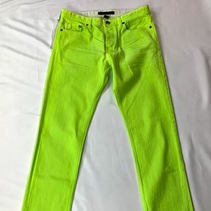 Green Skinny Jean Trousers Women